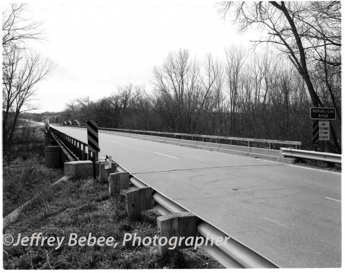 Bridge South of Franklin Nebraska. Over the Republican River