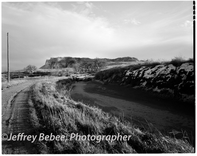 Gering Canal. Scotts Bluff National Monument