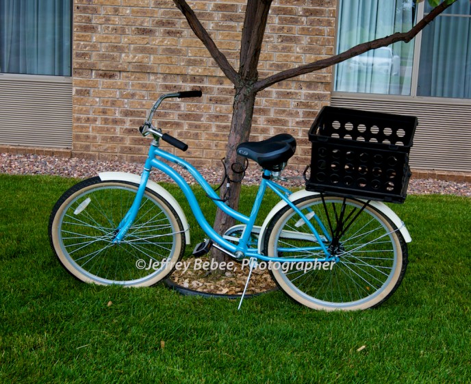 Blue bike