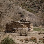 abandoned stone house